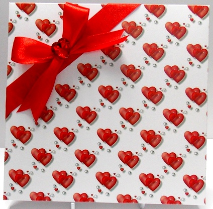 Hearts and Diamonds Backing Paper #1 by Annatjie van Wyk