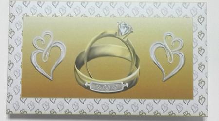 With This Ring I Thee Wed Money Wallet by Annatjie van Wyk