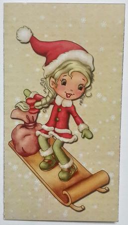 Santa's Helper Money Wallet by Annatjie van Wyk