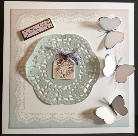 Lace and Butterflies 6 by Anne Sutherland