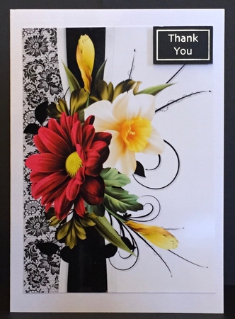 Floral medly with spring flowers 3 mini kit by Anne Sutherland