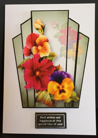 Art Deco Stacker - Splash Of Colour by Anne Sutherland