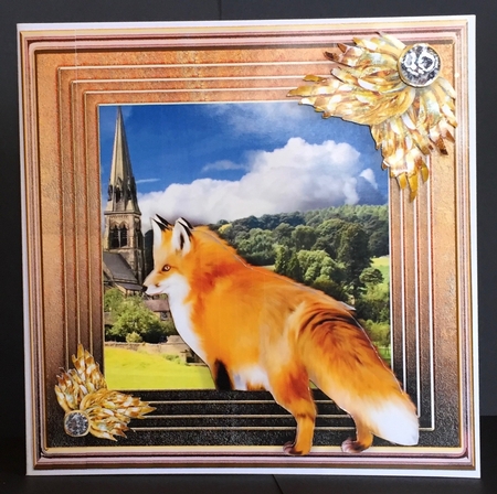 Stepping Out Again - Fluffy Fox by Anne Sutherland