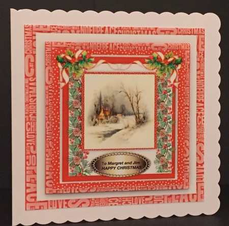 Beautiful Cottage and Holly  by Anne Sutherland