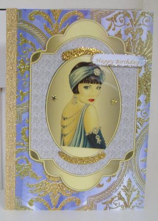 Shaped Gold Glitter Blank Toppers Kit by Anne Sutherland