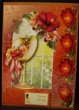 Rose Swirls A4 Backgrounds Kit by Anne Sutherland