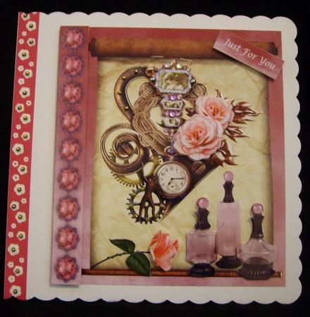Steampunk Ladies Time Topper & Decoupage by Anne Sutherland