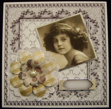 Dream Blank Square Topper 8 by Anne Sutherland