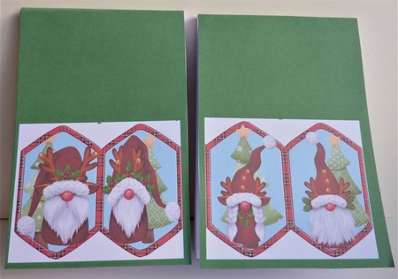 REINDEER GNOMES - TWIST AND POP CARD KIT CHRISTMAS by Anne Jackson
