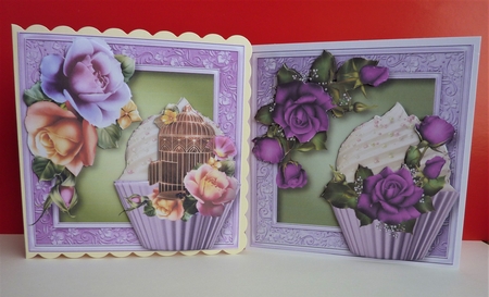 Floral Cupcakes Bumper Kit 10 by Anne Jackson