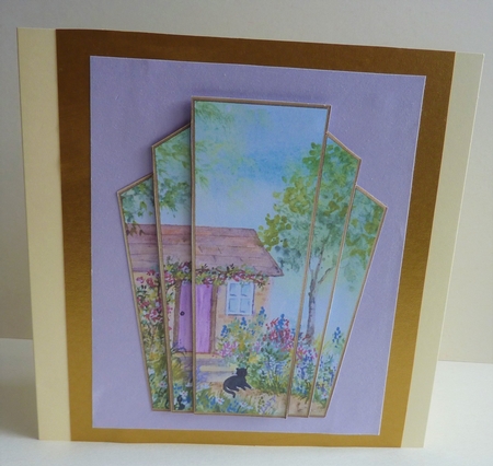 Art Deco Watercolour Stacker SCENES 12 by Anne Jackson