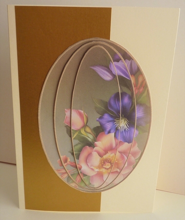 Elongated Oval Stacker - Summer Blooms by Anne Jackson