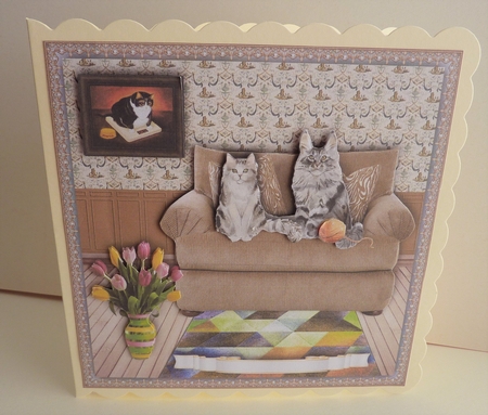 Regal Cats - Ragamuffin & Maine Coon by Anne Jackson