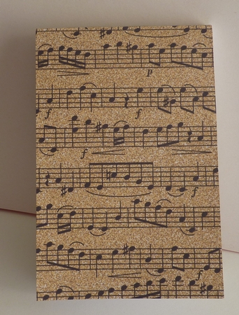 MUSIC PAPER DEEP GOLD by Anne Jackson