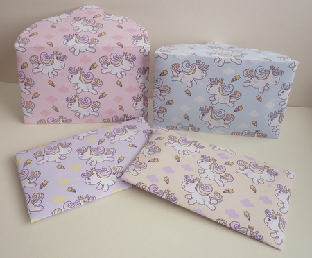 BABY UNICORNS A4 BACKGROUND KIT by Anne Jackson