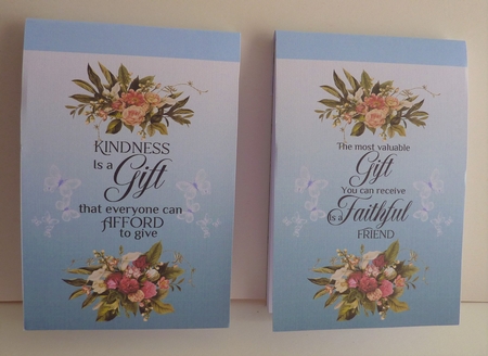 A4 Set of 6 inspirational gift quotes by Anne Jackson