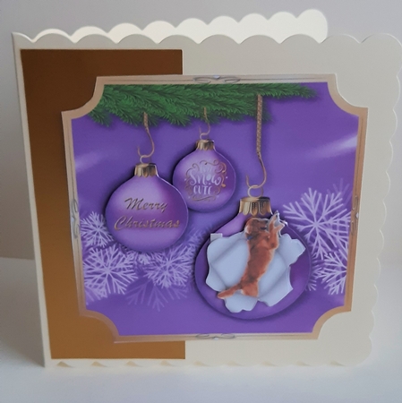 Bauble Burst - Acrobat Dog by Anne Jackson