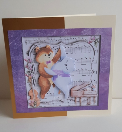 Waltz card front by Anne Jackson