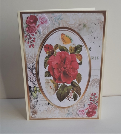 Vintage Times Decoupage Gold Lace Filigree Topper 9 by Anne Jackson