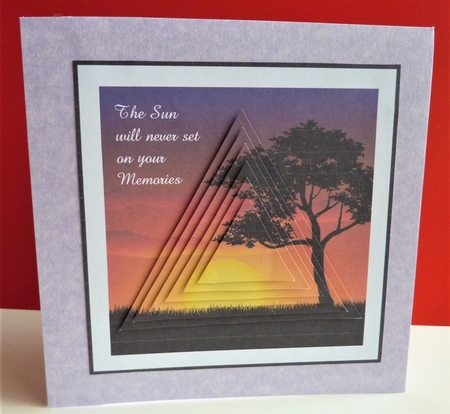 SUNSET SYMPATHY TRIANGLE PYRAMID MINIKIT by Anne Jackson