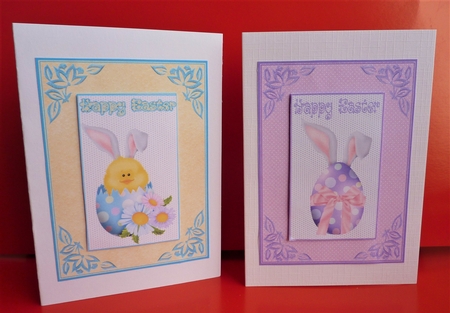 2 X EGGCELLENT EASTER BUNNY ULTRA QUICK TOPPERS 2 by Anne Jackson