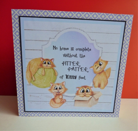 KITTY FEET quick card. by Anne Jackson