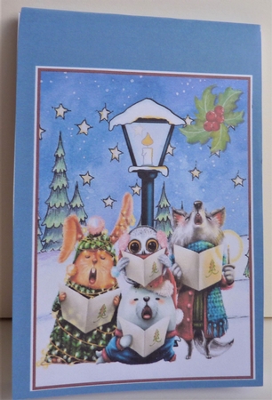 Christmas Carols with the animals A5 by Anne Jackson