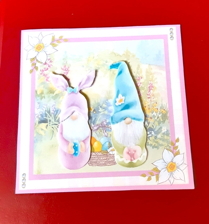 Easter Gnomes Decoupage Mini Kit by Anne Jackson