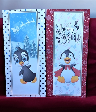 Christmas Penguins 4 x Bookmarks 3 by Anne Jackson