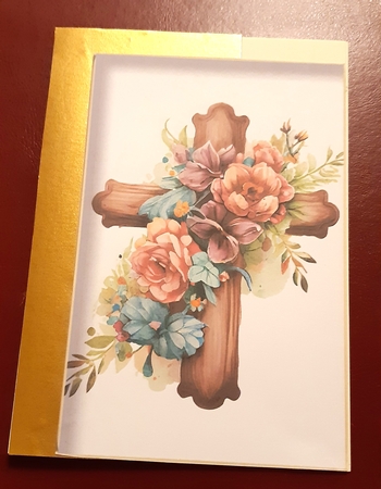 Easter Floral Cross Bumper Kit by Anne Jackson
