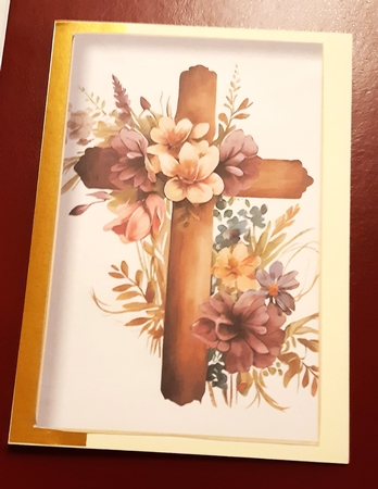 Easter Floral Cross Bumper Kit by Anne Jackson