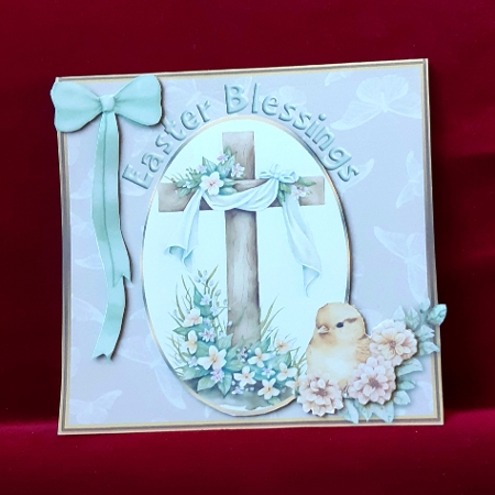 Easter Blessings - Tent Card. by Anne Jackson