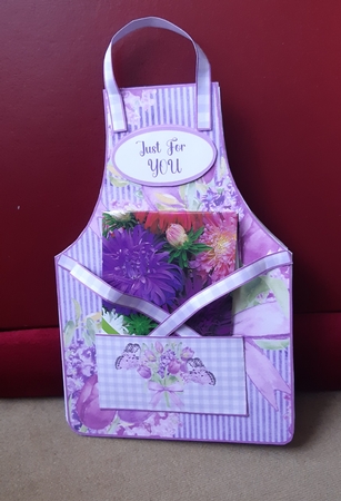 Tulips apron topper by Anne Jackson