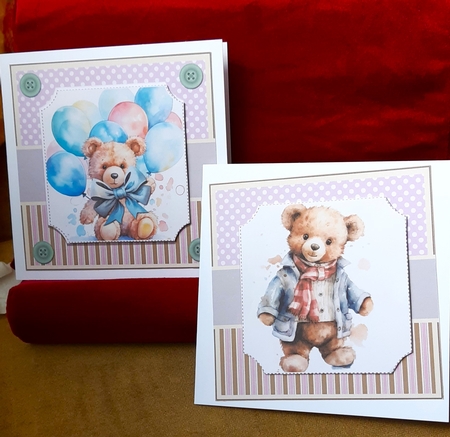 Adorable Autumn Bear Topper Collection Kit by Anne Jackson