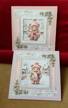 8x8 Mini Kit, Gorgeous Teddy in Pink  by Anne Jackson