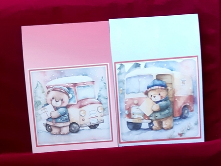 8x8 Mini Kit, Gorgeous Christmas Teddy by Anne Jackson