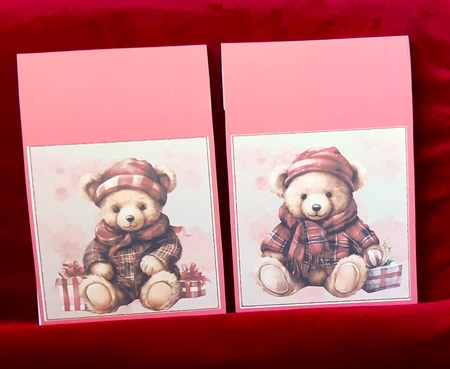 Cute Christmas Bear Mini Kit    7X7 by Anne Jackson