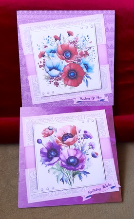 8x8 Mini Kit, Gorgeous Poppies by Anne Jackson