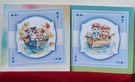 8x8 Min Kit , Gorgeous Animals in a Boat by Anne Jackson