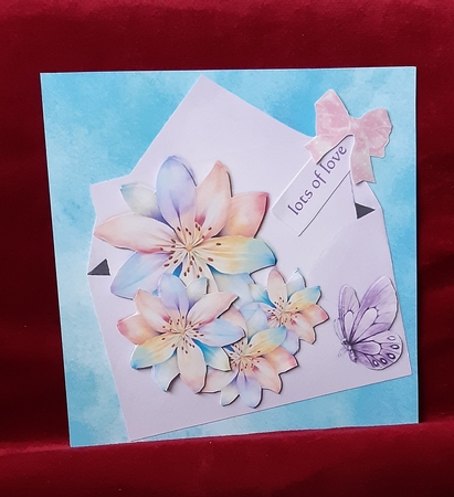 Envelop Topper Lilies by Anne Jackson