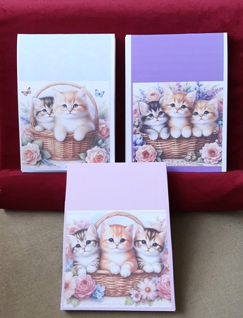 Kittens in a basket by Anne Jackson