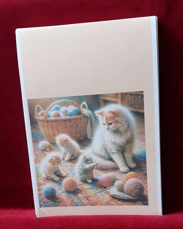 Cat Family by Anne Jackson