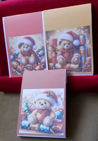 Christmas Cracker Ted 1 by Anne Jackson