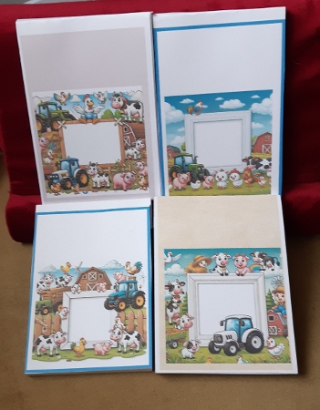 down on the farm frames by Anne Jackson