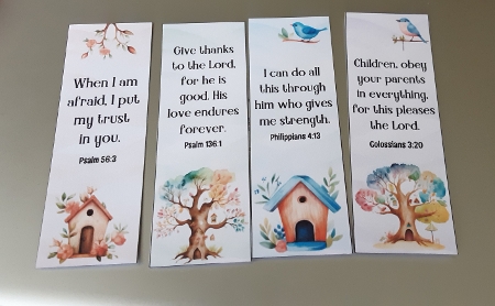 Bible Verse Bookmarks For Kids by Anne Jackson