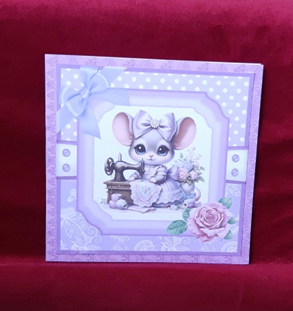 Seamstress Mice Mini Kit 7x7 by Anne Jackson
