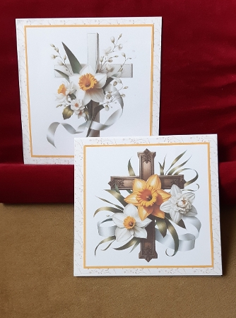 Spring Floral Crosses Clipart by Anne Jackson