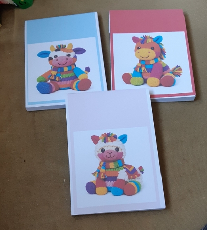 Rainbow Knitted Animal Images (set 2) by Anne Jackson