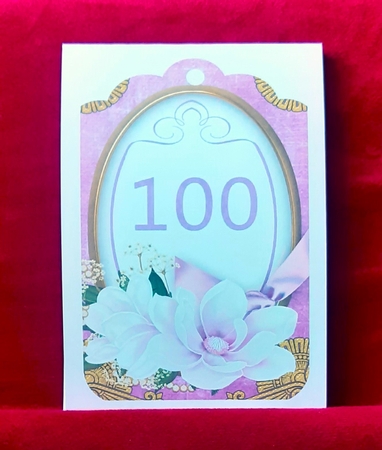 Lilac Magnolia 100 Sentiment Tag Sheet by Anne Jackson