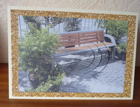 Garden Bench Oval Pyramid by Anne Jackson